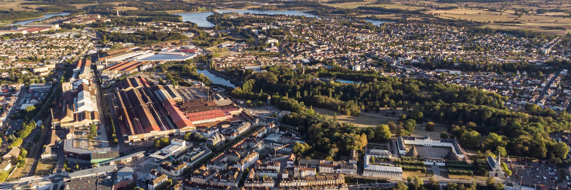 General view of Le Creusot.