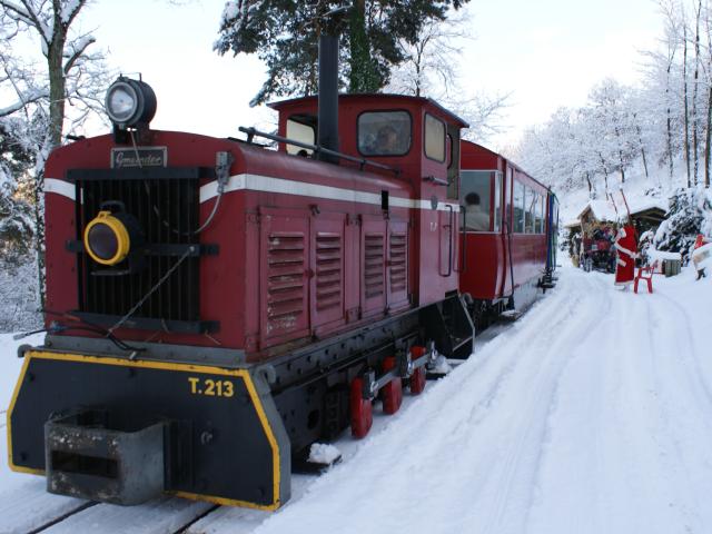 Santa's Train at Parc des Combes, Le Creusot.