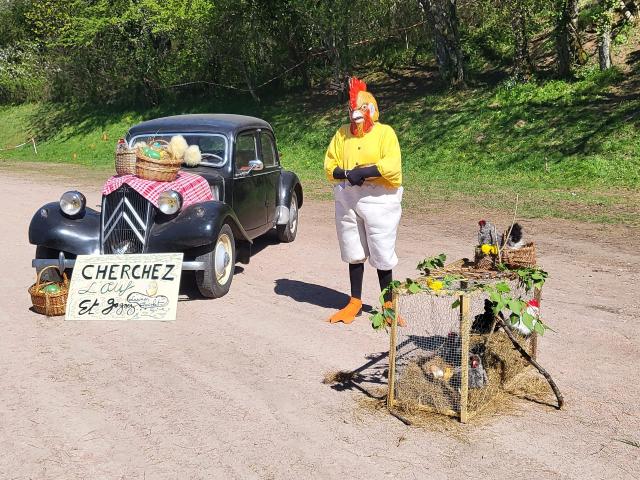 Easter Egg Train at Parc des Combes, Le Creusot.