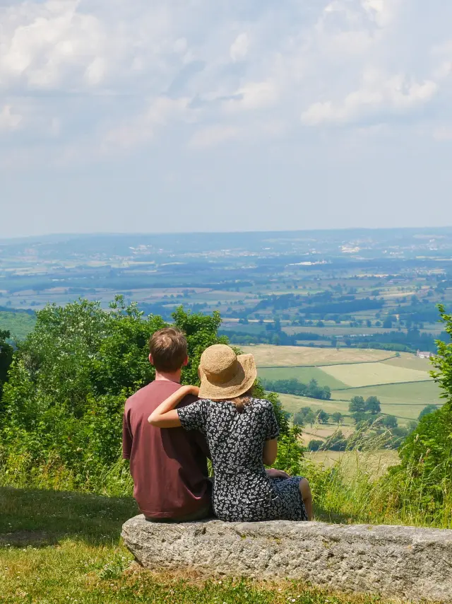 Panorama à Mont-Saint-Vincent.