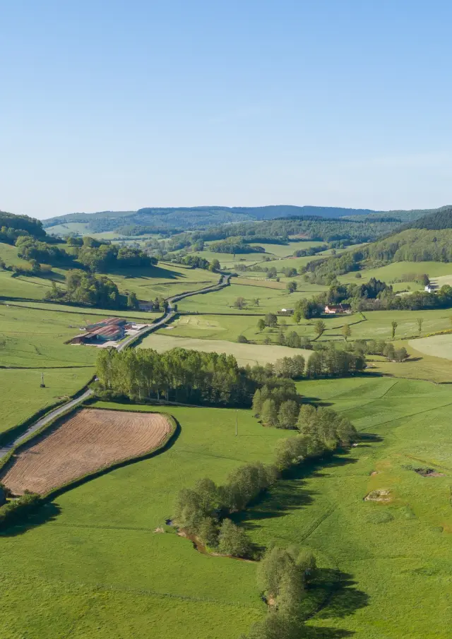 La vallée du Mesvrin.