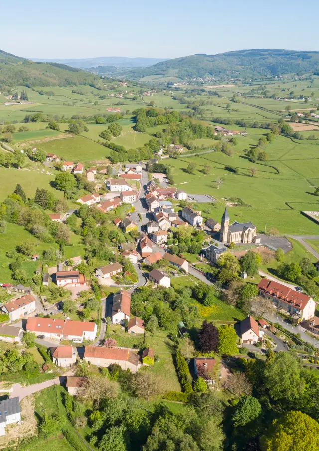 Vue de Saint-Symphorien-de-Marmagne.