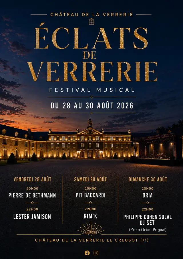 Affiche Éclats de Verrerie.